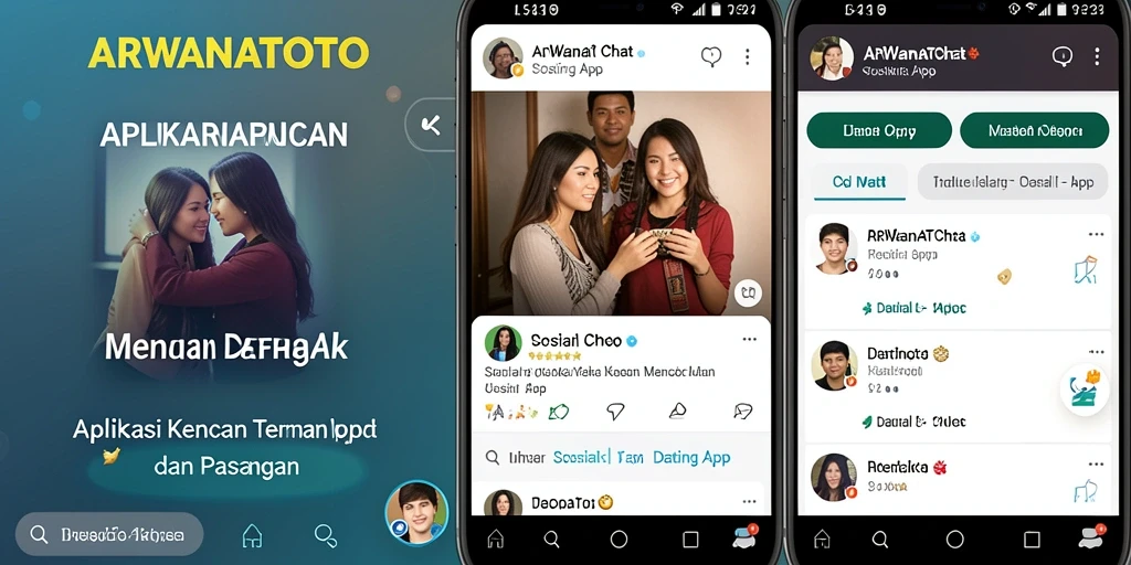 Antarmuka ARWANATOTO yang intuitif dan mudah digunakan untuk kencan online.