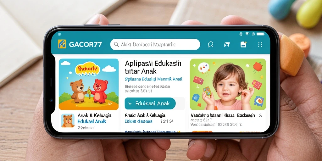Antarmuka GACOR77 yang ramah anak dan interaktif.