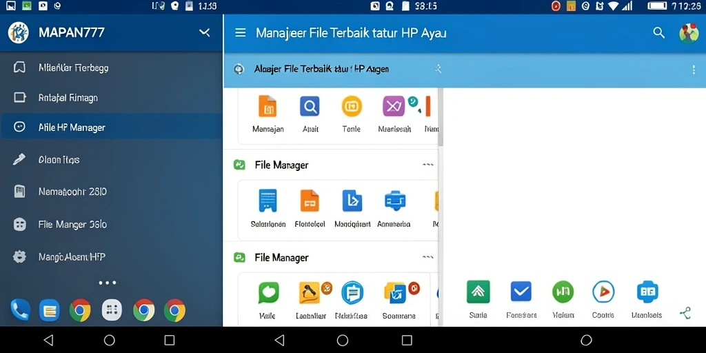 Tampilan antarmuka MAPAN777 yang sederhana dan fungsional.