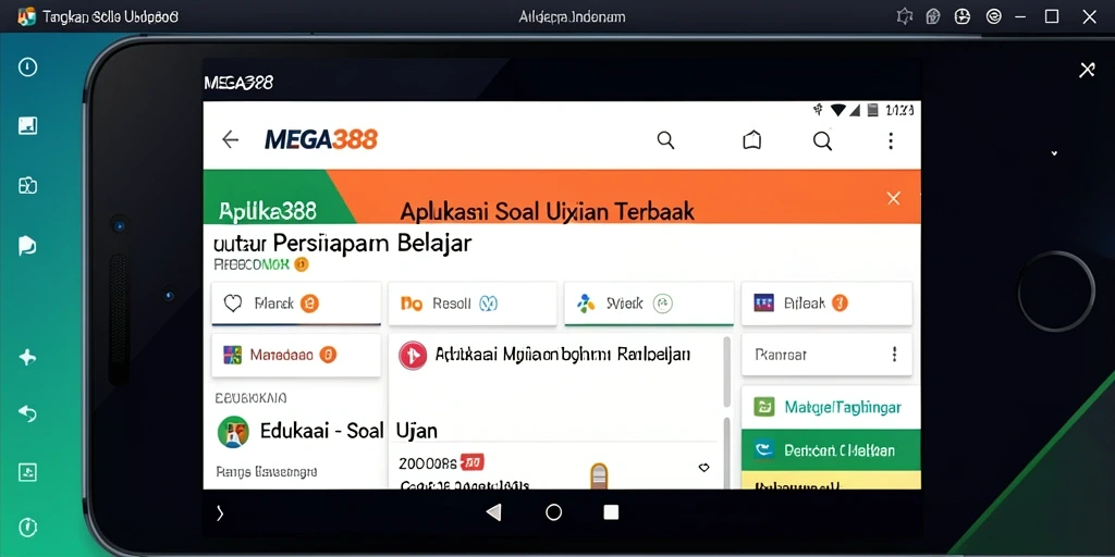 Antarmuka aplikasi MEGA388 yang sederhana dan mudah digunakan.