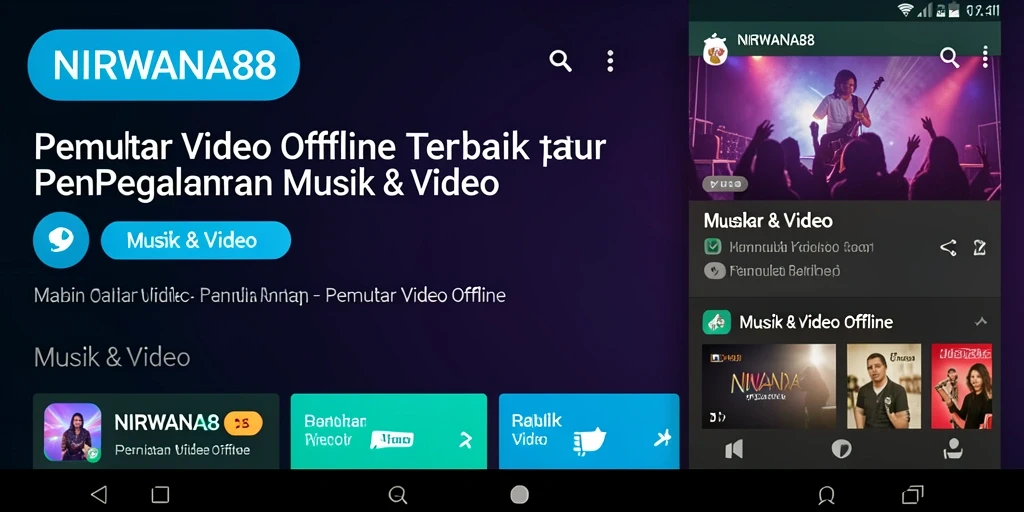 Tampilan antarmuka pengguna NIRWANA88 yang sederhana dan intuitif.