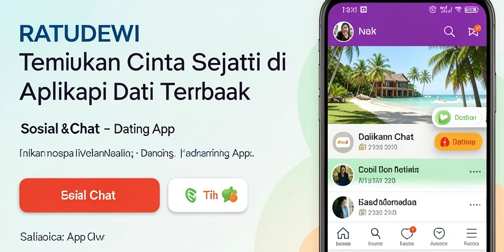 Tampilan antarmuka RATUDEWI yang modern dan ramah pengguna.