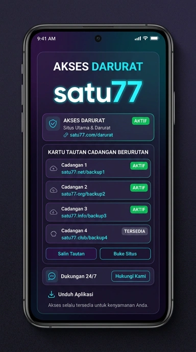 Jalur Alternatif Satu77 untuk Pengguna Android