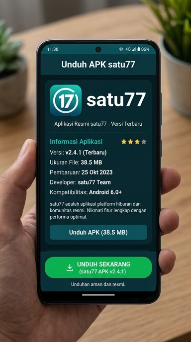 Panduan Unduh dan Instal APK satu77 untuk Android