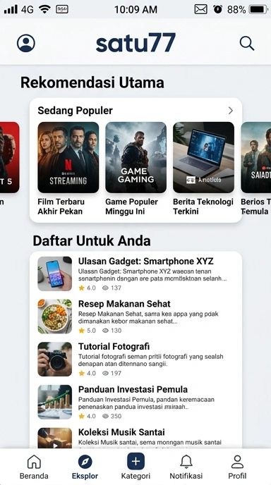 Aplikasi Populer & Kanal Uji - satu77 | Hub Unduhan Terpercaya